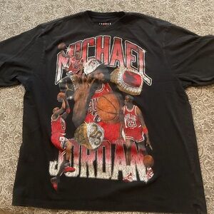 Michael Jordan Championship Bulls NBA T shirt